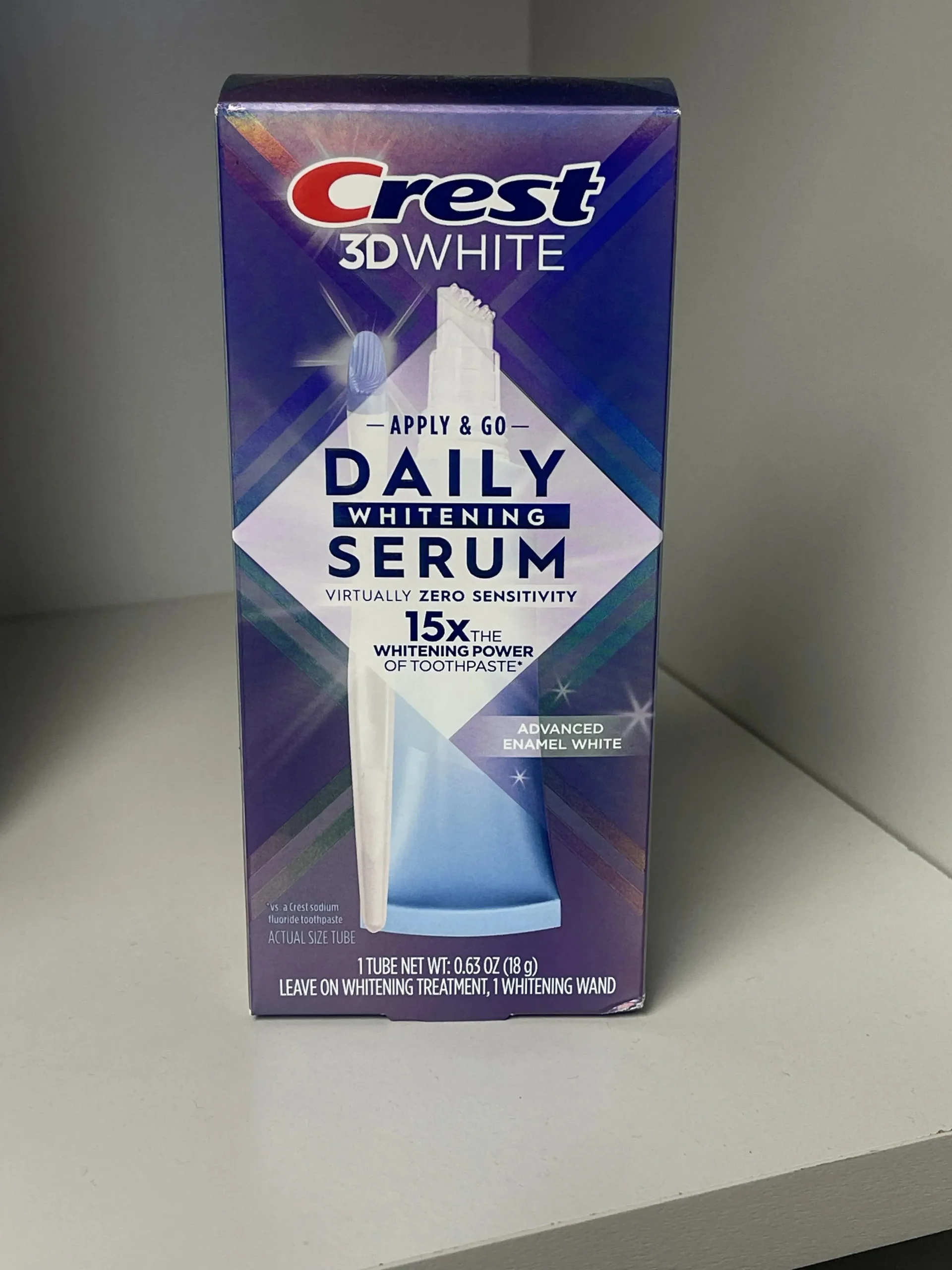 Crest teeth whitening serum
